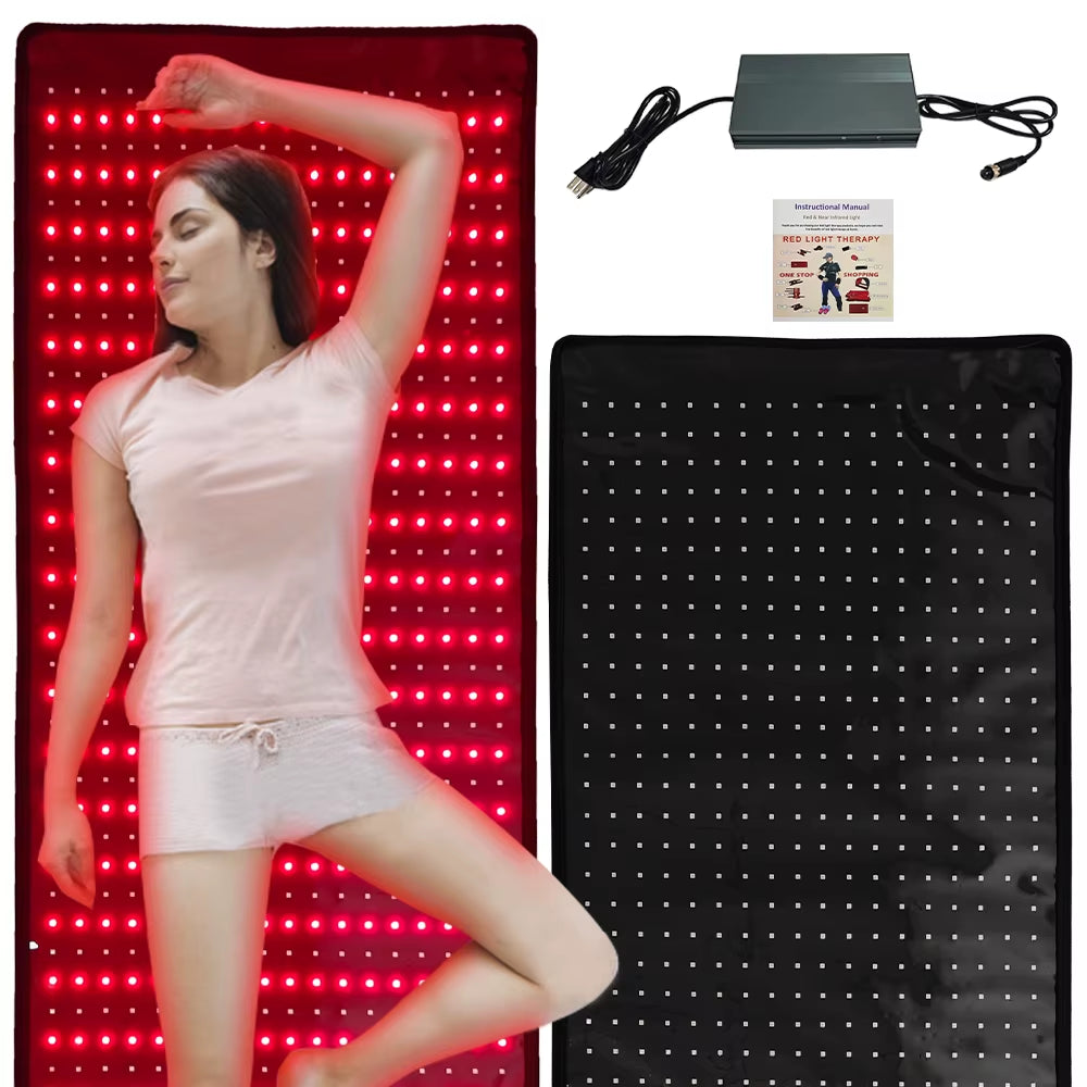 660Nm 850Nm Red Light Therapy Sauna Mat Home Use Red Light Infrared Therapy Sauna Blanket LED Light Therapy Pain Relief Mat
