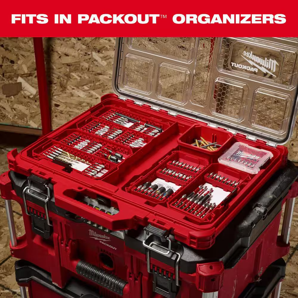 SHOCKWAVE Impact Duty Alloy Steel Screw Driver Drill Bit Set (50-Piece)