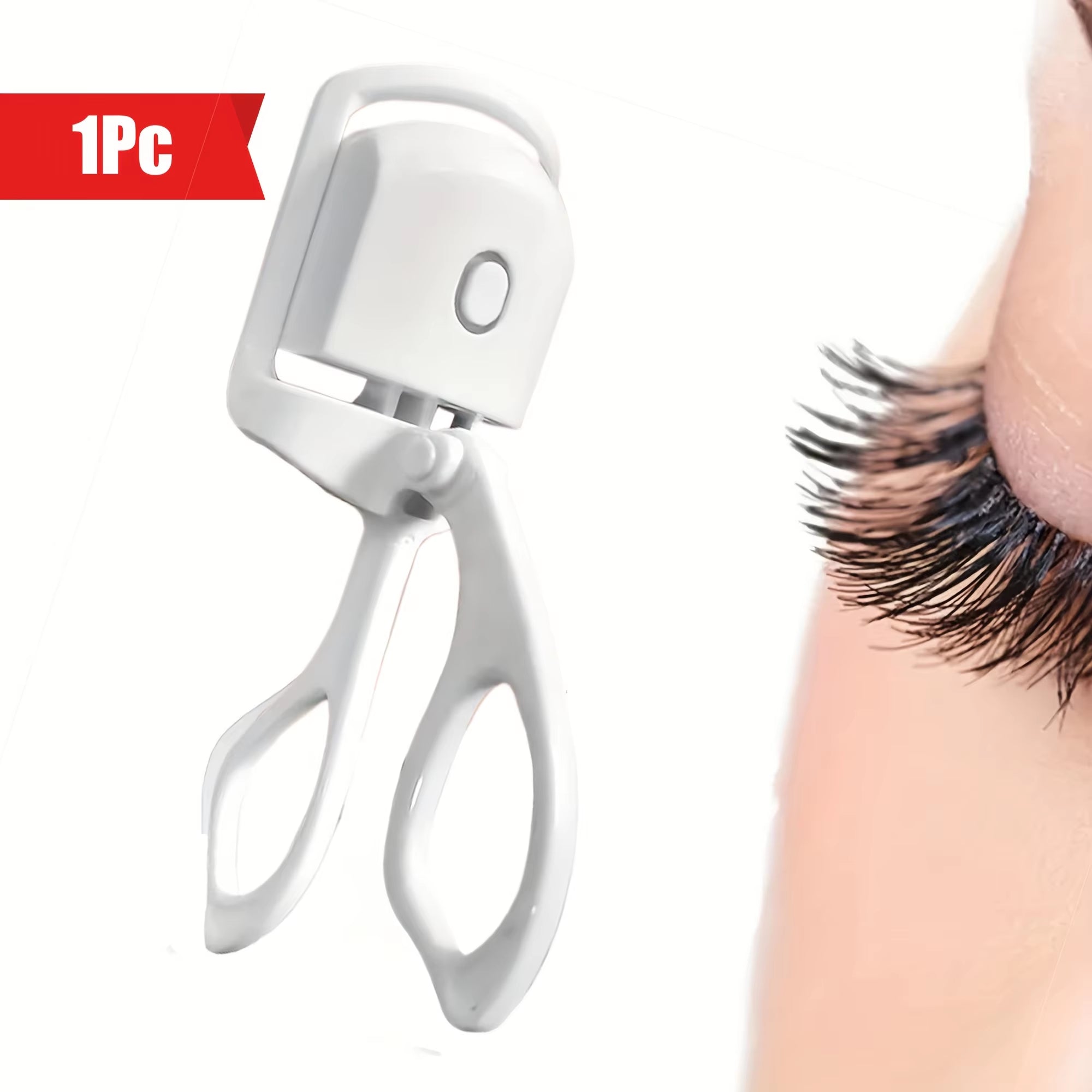1Pc ABS Electric Eyelash Curler, Modern Beauty Eye Instrument for Home, Long-Lasting Curl Electric Eye Lash Perm Eyelashes Clip